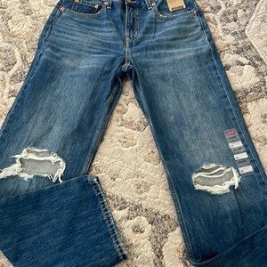 Women's Levi's 28” Waist Low Pro Jeans - blue denim ( size 6 )